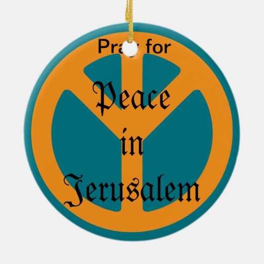 Kaart van het ornament Jeruzalem (Achterkant)