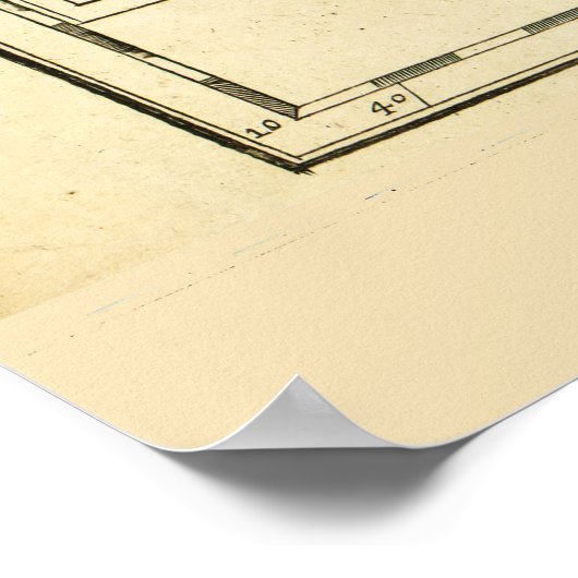 Kaart van het Ottomaanse Rijk (1654) Poster (Hoek)