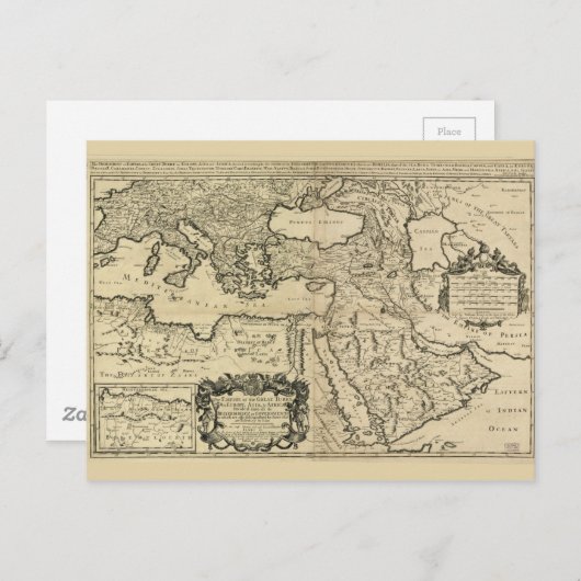 Kaart van het Ottomaanse Rijk (1680) (Voorkant / Achterkant)