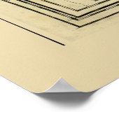 Kaart van het Ottomaanse Rijk (1680) Poster (Hoek)