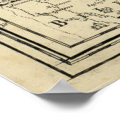 Kaart van het Ottomaanse Rijk (1680) Poster (Hoek)