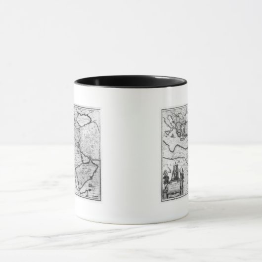 Kaart van het Ottomaanse Rijk Mok (Midden)