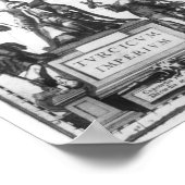 Kaart van het Ottomaanse Rijk Poster (Hoek)