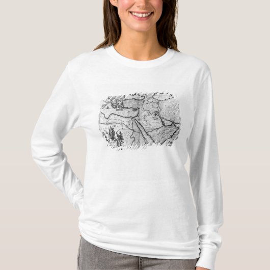 Kaart van het Ottomaanse Rijk T-shirt (Voorkant)