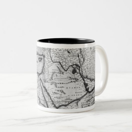 Kaart van het Ottomaanse Rijk Tweekleurige Koffiemok (Voorkant rechts)