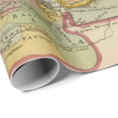 kaart van het oude Arabisch schiereiland (1912)  Cadeaupapier (Rol Hoek)