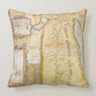 Kaart van het oude Egypte, 1584 Kussen