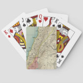 Kaart van het oude Israël (Achterkant)