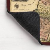 Kaart van het oude Israël met de 12 stammen Muismat (Hoek)