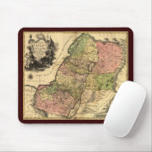 Kaart van het oude Israël met de 12 stammen Muismat (Met muis)