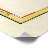 Kaart van het oude St Kitts (1794)  Saint Christop Poster (Hoek)