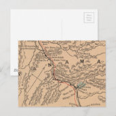  kaart van het Panamakanaal (1885) (Voorkant / Achterkant)