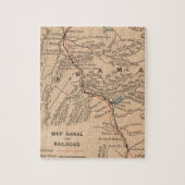  kaart van het Panamakanaal (1885) Legpuzzel (Verticaal)