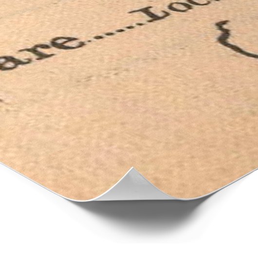  kaart van het Panamakanaal (1885) Poster (Hoek)