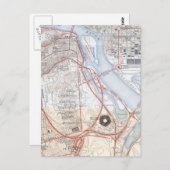 Kaart van het Pentagon Road System (Voorkant / Achterkant)