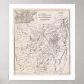  kaart van het Poster van Adirondacks New York (Voorkant)