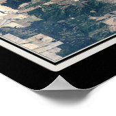 Kaart van het Poster van het Kaart voor het satell (Hoek)