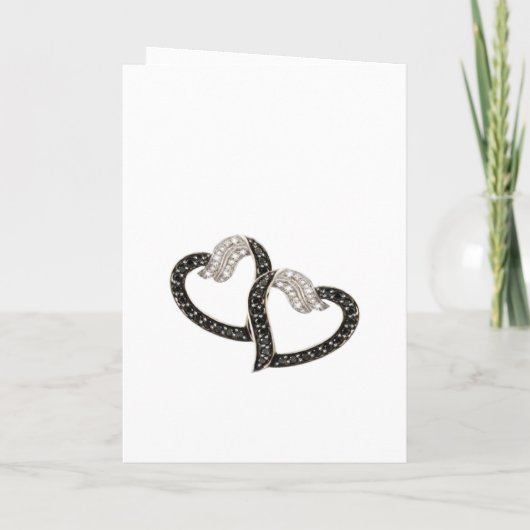 Kaart van het programma Black & White Diamond Hear (Achterkant)