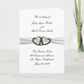 Kaart van het programma Black & White Diamond Hear (Voorkant)