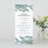 Kaart van het programma Eucalyptus Greenery Waterv (Staand voorkant)