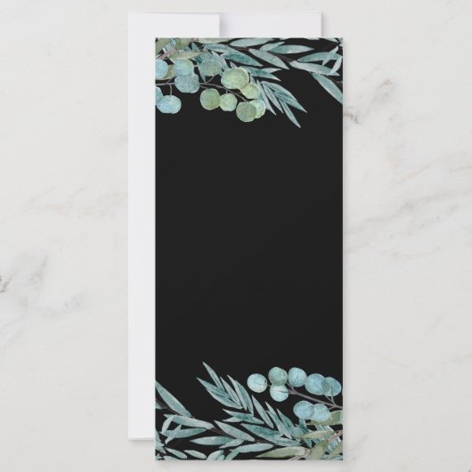 Kaart van het programma Eucalyptus Greenery Waterv (Achterkant)