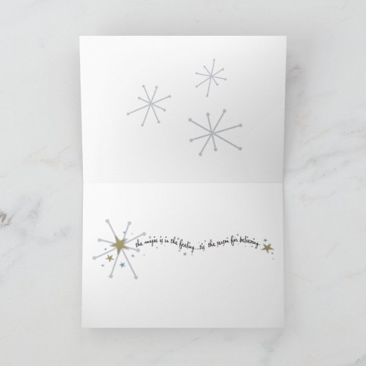 Kaart van het Rendier van Kerstmis de Capricieuze (Binnen)