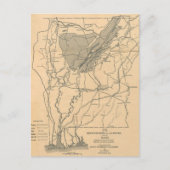 kaart van het riviersysteem van Alabama (1887) (Voorkant)