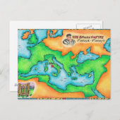 Kaart van het Romeinse Rijk (Voorkant / Achterkant)