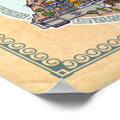 Kaart van het Romeinse Rijk 117 AD - Print Poster (Hoek)