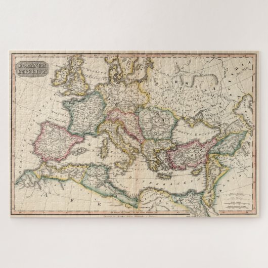 kaart van het Romeinse Rijk (1815) Legpuzzel (Horizontaal)