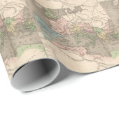 kaart van het Romeinse Rijk (1838) Cadeaupapier (Rol Hoek)