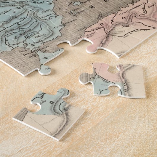  kaart van het Romeinse Rijk (1838) Legpuzzel (Zijkant)