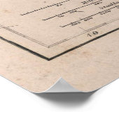  kaart van het Romeinse Rijk (1852) Poster (Hoek)