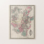  kaart van het Romeinse Rijk (1862) Legpuzzel (Verticaal)