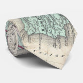  kaart van het Romeinse Rijk (1862) Stropdas (Opgerold)