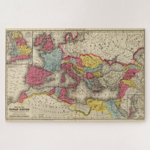 kaart van het Romeinse Rijk (1875) Legpuzzel