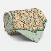  kaart van het Romeinse Rijk (1889) Stropdas (Opgerold)