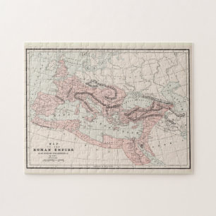  kaart van het Romeinse Rijk (1901) Legpuzzel