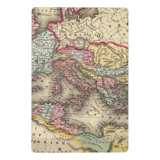 Kaart van het Romeinse Rijk Mini Klembord (Achterkant)