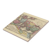 Kaart van het Romeinse Rijk Tegeltje (Zijkant)