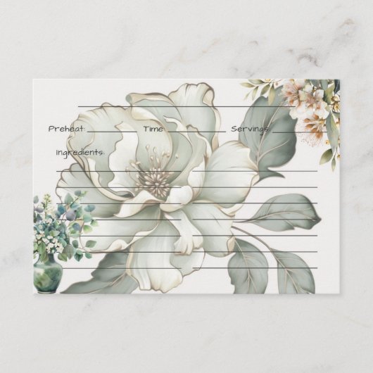 Kaart van het Rust Recept (Voorkant)