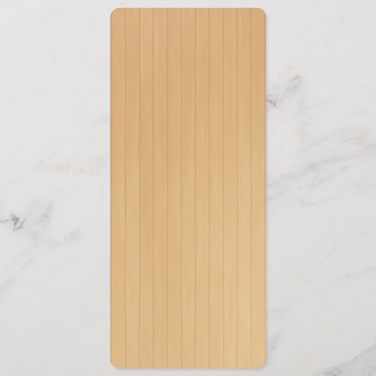 Kaart van het Rustic Red Mason Jars Wedding Menu (Achterkant)