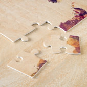 Kaart van het schilderen van de Waterverf van de W Legpuzzel (Zijkant)