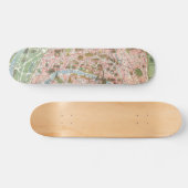 Kaart van het Skateboard Oldschool van Parijs (Horizontaal)