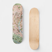Kaart van het Skateboard Oldschool van Parijs (Voorkant)