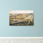  kaart van het slagveld Gettysburg (1863) Canvas Afdruk (Insitu (Houten vloer))