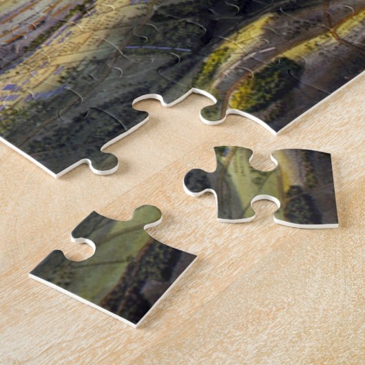  kaart van het slagveld Gettysburg (1863) Legpuzzel (Zijkant)