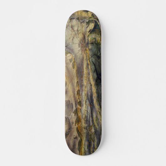 kaart van het slagveld Gettysburg (1863) Skateboard (Voorkant)