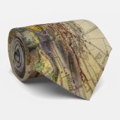  kaart van het slagveld Gettysburg (1863) Stropdas (Opgerold)