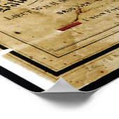 Kaart van het slagveld van Antietam, 17.1862 Poster (Hoek)